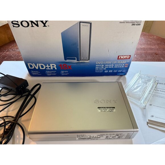 Sony DRX-83OU Rewritable Drive DVD+R 18x USED READ - Picture 1 of 12
